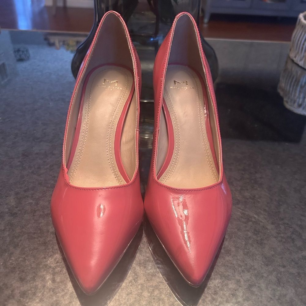 Marc Fisher Zala Block Heel Pointy Toe Pump - image 3